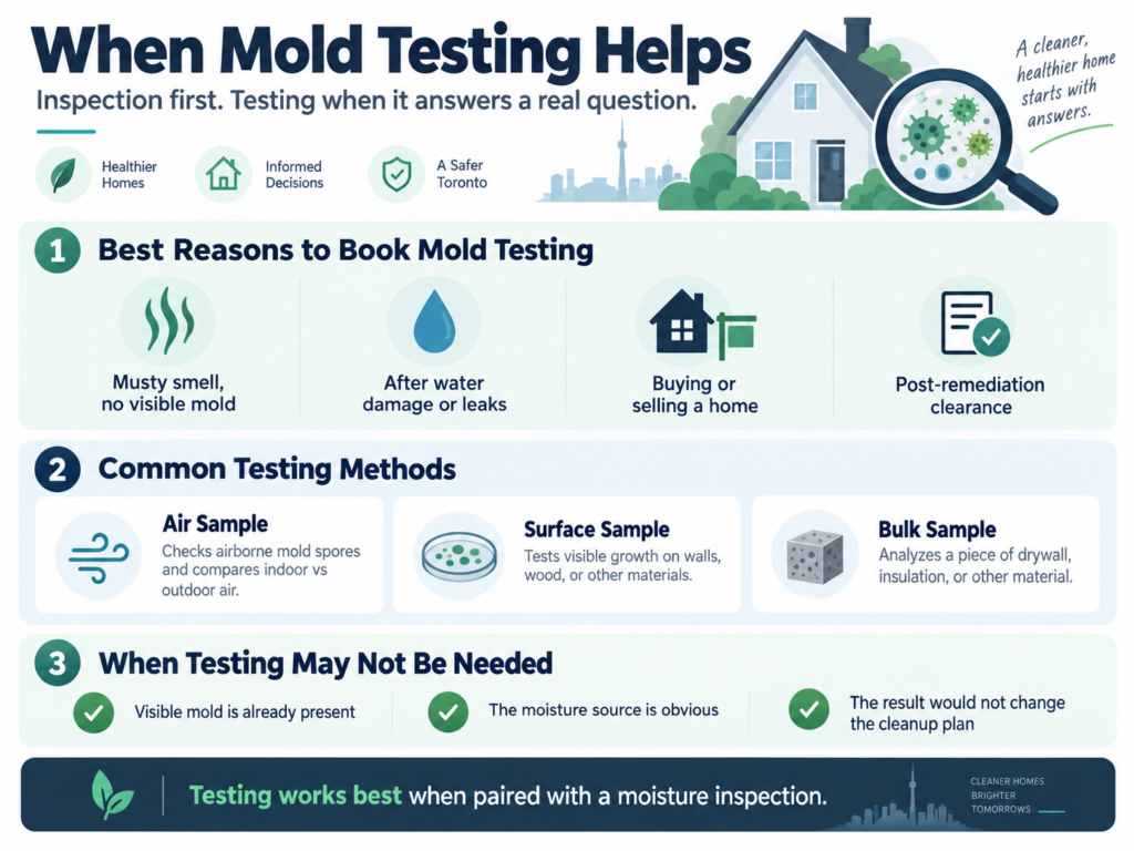 Mold Testing Benefits, When You Need It & When You Don’t