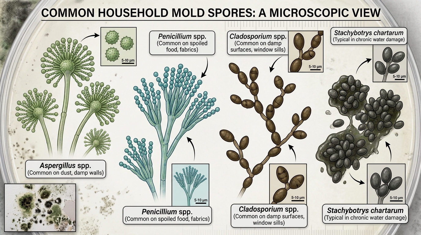 Mold_spores found at home Mold_spores found at home