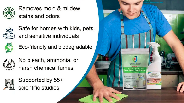 Natural Ways to Clean Mold-Prone Areas with HOCL.