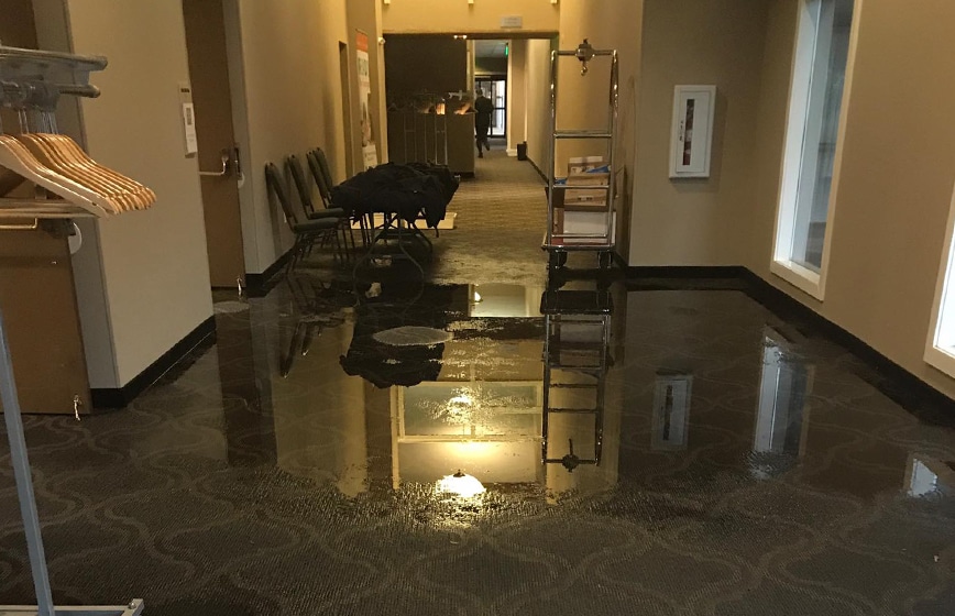 Before and after House Home Services Equipment Professional Mold Flood restoration
